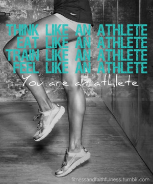 blog has pretty inspirational quotes and is focused on female athletes ...