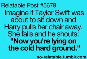 Oh my gosh that would be sooo funny.