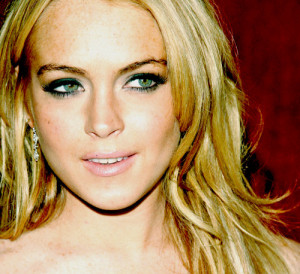 blonde, fashion, girl, green eyed, green eyes, lilo, lindsay lohan ...