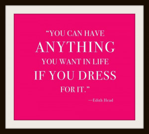 fashion quotes edith head dress