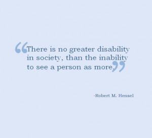 Disability quote.