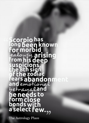 Scorpio Has Long Been Known For Morbid