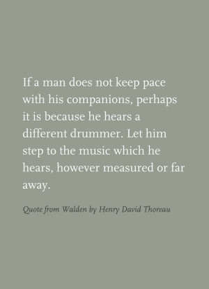 Quote from Walden by Henry David Thoreau