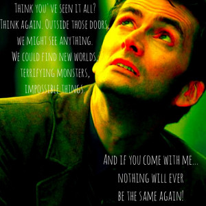 10th Doctor Who Quotes