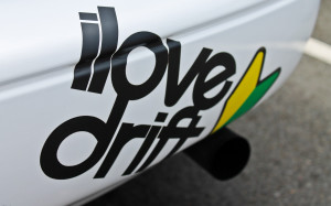 Sticker I Love Drift Google Themes