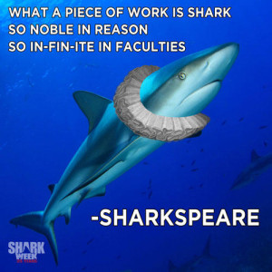 funny shark week skarkspeare
