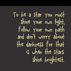 star shine, star bright