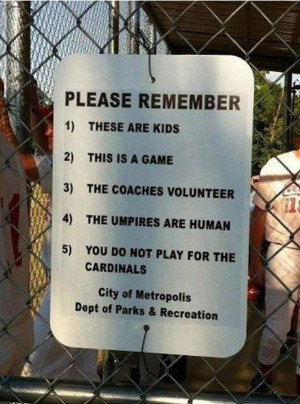 Softball Sign - Image