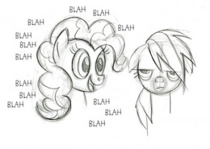 Word of God : Pinkie Pie is a blabbermouth.