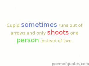 Quote of the Day (8/16/14): Even Cupid Misses Sometimes