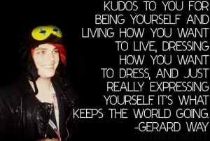 Gerard Way Quote. 