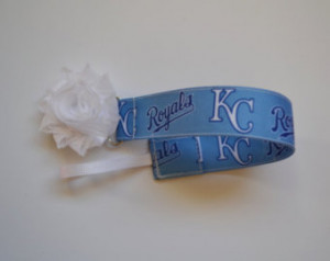 Kansas City Royals Baseball Universal Pacifier Clip With Shabby Flower ...