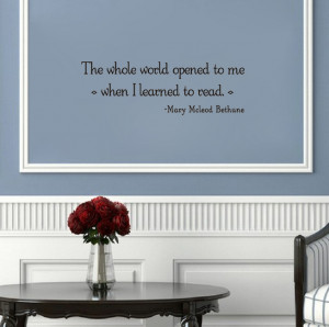 Wall Decal Sticker Quote Vinyl Art Reading Books School Classroom ...