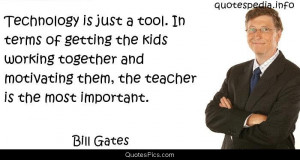 Technology and education – Bill Gates