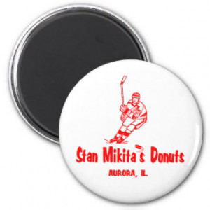 Stan Mikita's Donuts Logo Refrigerator Magnets