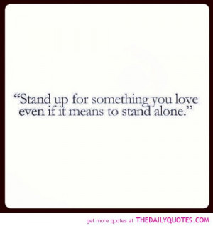 Stand Up For Something