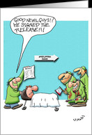 Get Well From Surgery, Signed Release Cartoon card - Product #812249