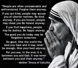 Blessed Mother Teresa of Calcutta. Catholic