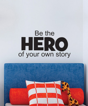 Belvedere Designs Black 'Be the Hero' Wall Quote