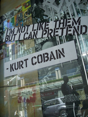 Nirvana- Dumb. Lyrics. Kurt Cobain quote