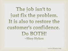 Customer service quote More