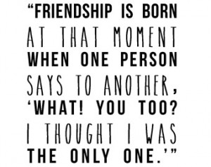 friendship literary quote typography print friends BFF friendship ...
