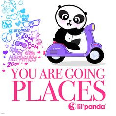 Always remember you're going places. #panda #happyquote #quotes #cute ...