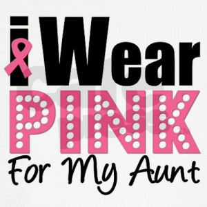 wear {PINK} for my Aunt. Who do you wear pink for?