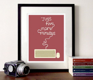 Gaming quote Illustration print PC gaming - choose your colour