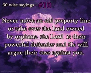 Chapter 3 - 30 wise sayings