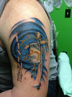 Back > Gallery For > Power Lineman Tattoos