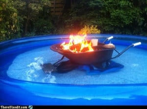 See – it doesn’t have to cost thousands to have a hot tub!