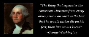 George Washington Quote - American Christian photo ...