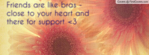 friends are like bras - close to your heart and there for support 3 ...