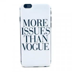 ... Quotes Clear Bumper Hard Plastic Case Silicone Skin Cover for Iphone 6
