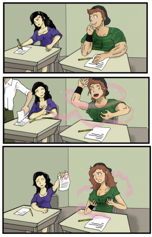 Cheating in school is a bad idea! by spartasko