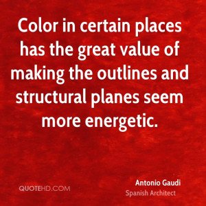 Color in certain places has the great value of making the outlines and ...