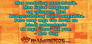 bob ong or roberto ong is the pseudonym of a contemporary filipino ...