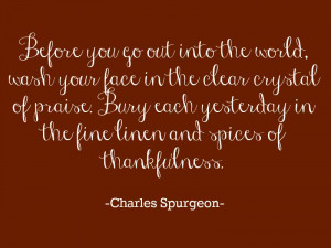 spices of thankfulness