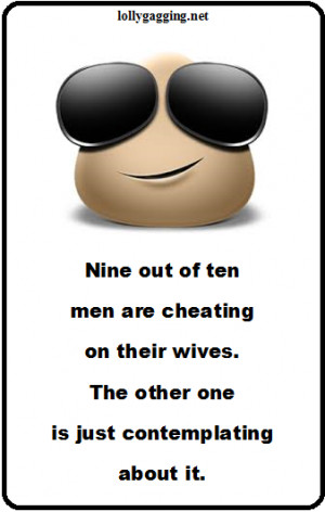 Funny Sign About Cheating Men - Image