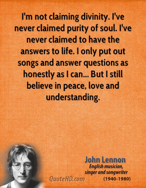 John Lennon Marriage Quotes