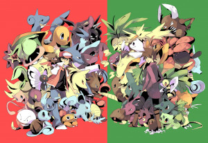 Red (Pokemon) red wall