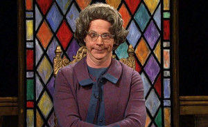 saturday night live enid strict dana carvey better known as the church ...