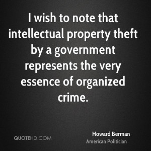 wish to note that intellectual property theft by a government ...