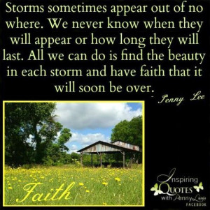 Faith quote via Inspiring Quotes with Penny Lee on Facebook