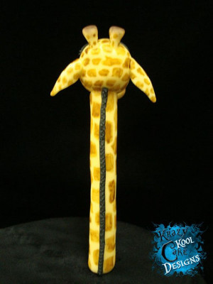 Melman the Giraffe Cake Topper From by KrazyKoolCakeDesigns: Giraffes ...