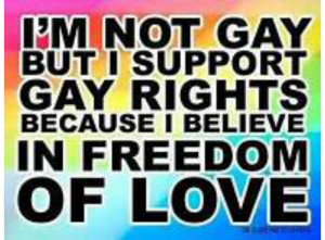 support gay rights