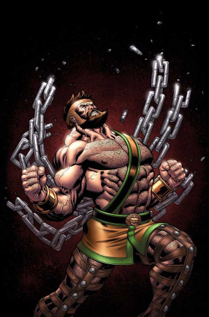 ... em quadrinhos Hercules: The Thracian Wars, escrita por Steve Moore