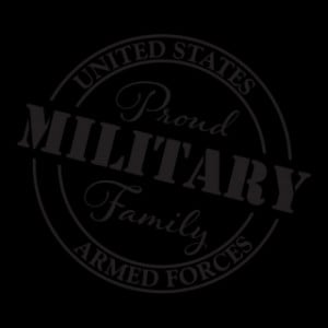 Military Family Car Sticker Wall Quotes™ Decal