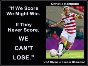 Christie Rampone Olympic Soccer Champion Photo Quote Mini Poster Wall ...